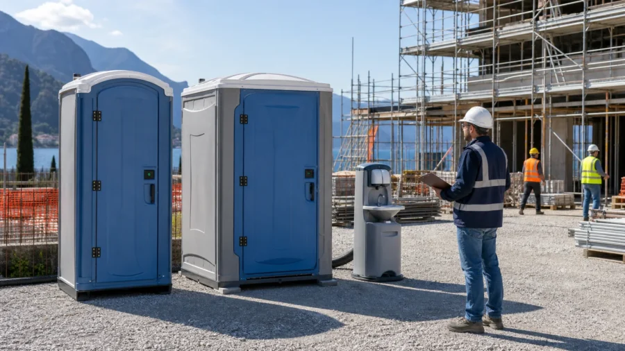 Bagni chimici in cantiere: obblighi, numero, gestione e costi