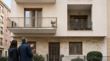 Balcone aggettante e balcone incassato: differenze, proprietà, lavori e ripartizione delle spese