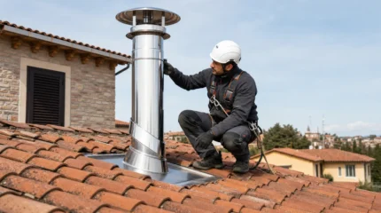 Canna fumaria: normativa, distanze, scarico fumi e costi