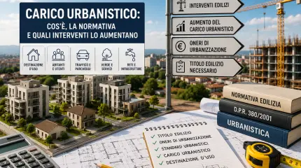 Carico urbanistico: cos’è, cosa prevede la normativa e quali interventi lo aumentano