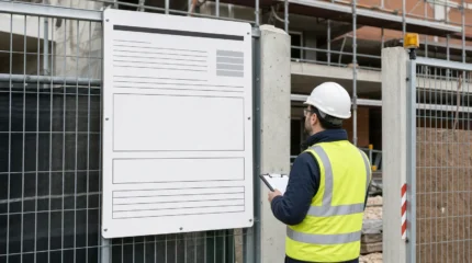 Cartello di cantiere: obblighi, modello e sanzioni