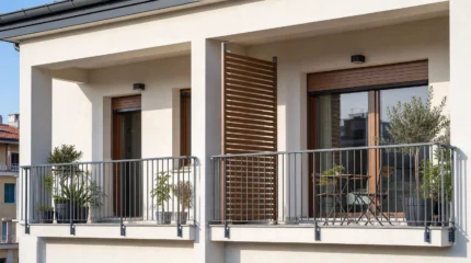 Pannelli frangivista sul balcone condominiale: regole, permessi e limiti
