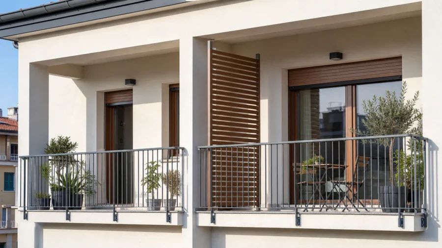 Pannelli frangivista sul balcone condominiale: regole, permessi e limiti
