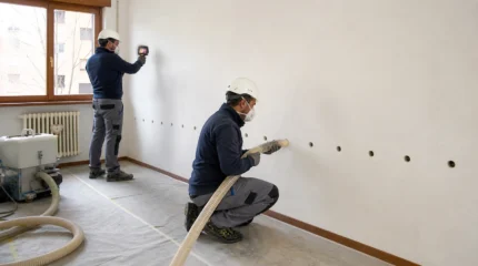 Insufflaggio dell’intercapedine: materiali, costi, vantaggi e problemi