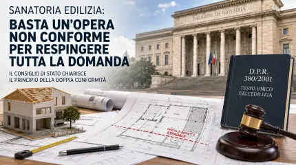 Sanatoria edilizia, basta un’opera non conforme per respingere tutta la domanda
