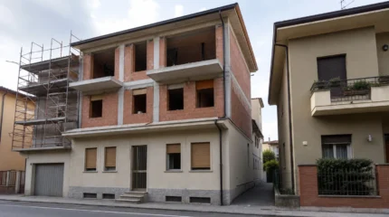 Sopraelevazione dopo la demolizione: i nuovi piani devono rispettare le distanze
