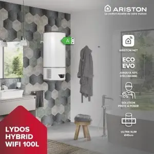 Ariston Lydos hybrid scadabagno pompa di calore