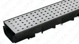 Canaletta Raccolta Acqua Pegasus Plus One S 100x35 Griglia Inox