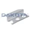 Terminale Alluminio Argento e Ottone Lucido da 10,0 mm