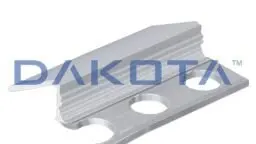 Terminale Alluminio Argento e Ottone Lucido da 10,0 mm