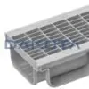 Canaletta di Scolo in Plastica Pegasus Plus One S100x35 Griglia Plastica