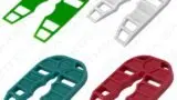 Spessori in plastica a U Small