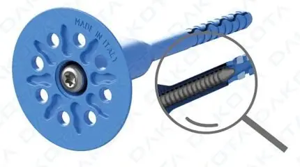 Tassello per Cappotto SGR™-AV FLAT testa piatta
