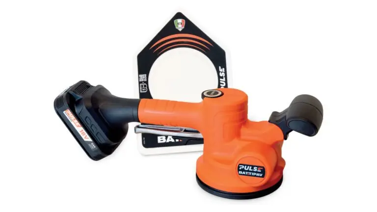 Battipav Pulse vibratore a batteria per grandi lastre