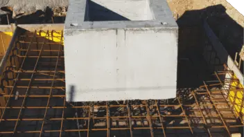 CSP nodi di fondazione prefabbricati: bicchieri e plinti