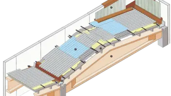 CSP Sistema a doppia pendenza: travi prefabbricate per coperture