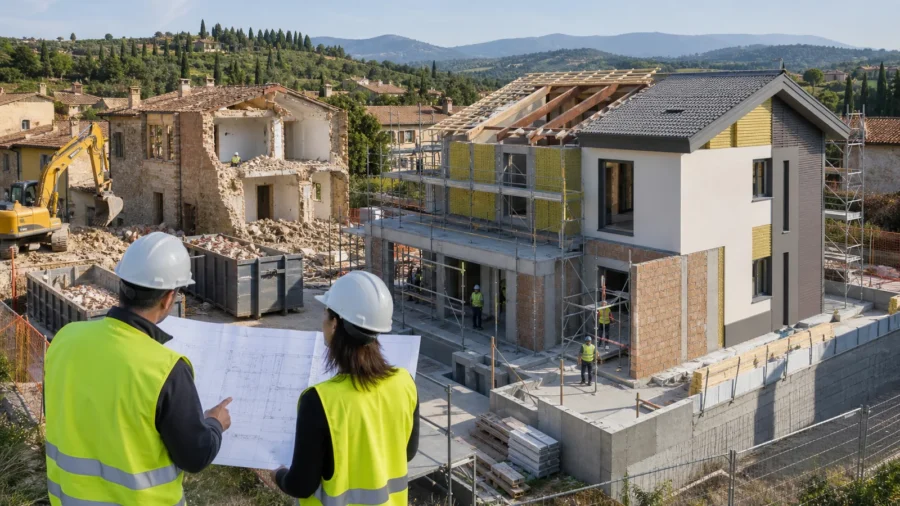 Demolizione e ricostruzione: bonus 2026, regole e limiti