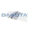 Giunto di dilatazione per cappotto in PVC 6mm con rete