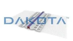 Giunto di dilatazione per cappotto in PVC 6mm con rete