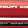 Hilti HIT-HY 200-R V3: ancorante chimico per calcestruzzo