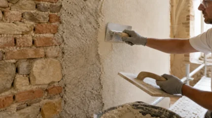 Intonaco a calce: caratteristiche, preparazione, posa e utilizzi