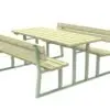 Lazzari Mediterraneo AR268S: tavolo picnic con schienale