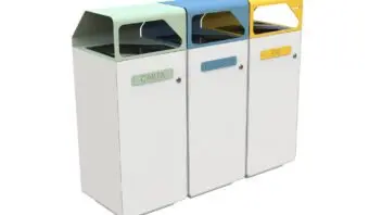 Lazzari Miami AR991B: isola ecologica da 330 litri