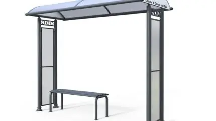 Lazzari Slim AR151: pensilina per fermata autobus
