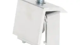 Morsetto terminale per moduli fotovoltaici con cornice