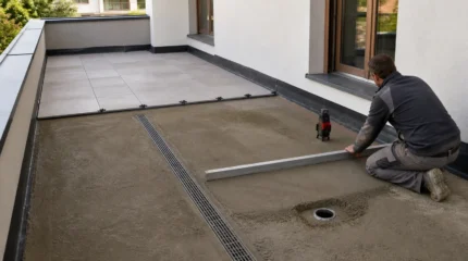 Pendenza e scarichi del terrazzo: ristagni, infiltrazioni e rifacimento