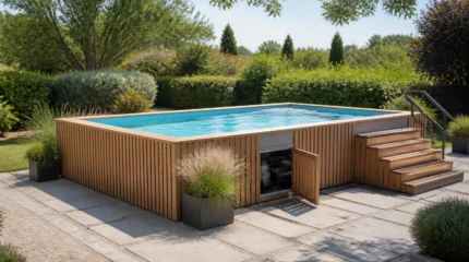 Come camuffare una piscina fuori terra: idee e materiali