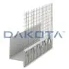 Profilo per cappotto e cassonetto PVC 3D con rete