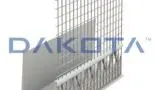 Profilo per cappotto e cassonetto PVC 3D con rete