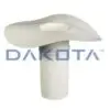 Bocchettone di scarico in PVC