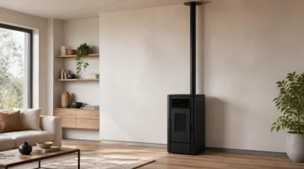 Stufa a pellet senza canna fumaria: esiste davvero? Normativa, scarico dei fumi e alternative