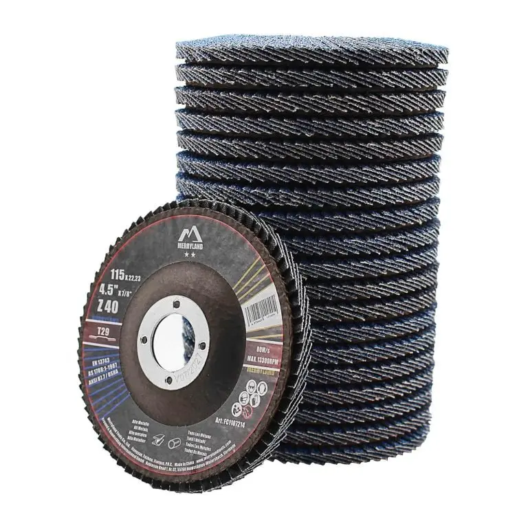 Dischi Abrasivi - Merryland 20 Pz Grana 40 Dischi Lamellari 115 mm T29