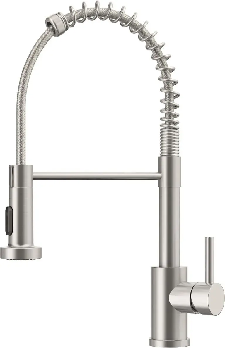 Miscelatore Cucina, Rubinetto Lavello Cucina, Acciaio Inox Ad Alta Pressione Orientabile a 360°