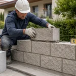 Blocchi in cemento faccia a vista: tipi, posa e fughe