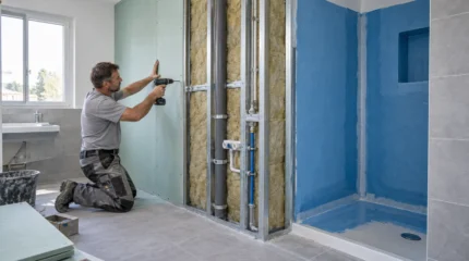 Cartongesso in bagno: lastre, tenuta all’acqua e posa