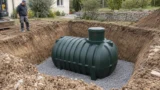 Cisterna interrata per acqua: scavo, letto di posa, ancoraggio e ispezione