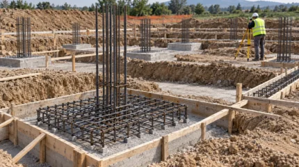 Fondazioni su plinti: tipologie, collegamenti, dimensionamento, terreno e controlli