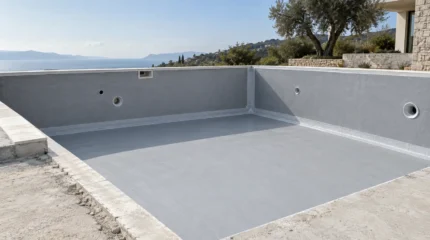 Impermeabilizzare una piscina: supporto, giunti, rivestimento e prove