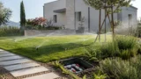 Impianto di irrigazione del giardino: zone, tubi e irrigatori
