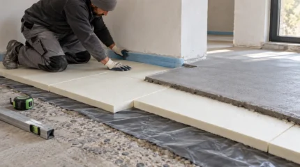 Isolamento termico del pavimento: materiali, spessori, ponti termici e posa