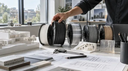 Materiali per stampanti 3D negli studi tecnici: PLA, PETG, ABS, ASA e resine