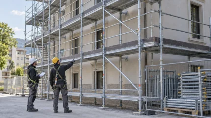 Noleggio del ponteggio: cosa comprende, progetto, montaggio, costi e responsabilità