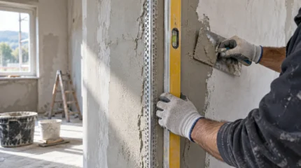 Paraspigoli per intonaco: materiali, allineamento, posa e difetti