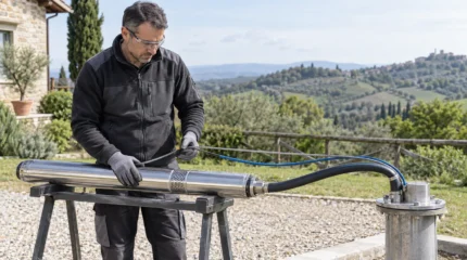 Pompa sommersa per pozzo: profondità, cavo, valvola e scelta