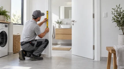 Porta interna in PVC: struttura, resistenza all’umidità, posa e limiti
