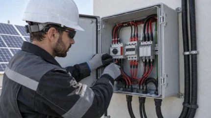 Quadro di campo fotovoltaico: sezionatori, SPD, fusibili e cablaggio